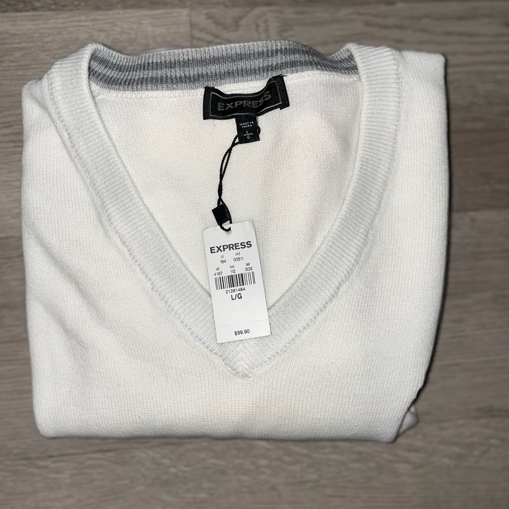 Express Men’s V-Neck Sweater